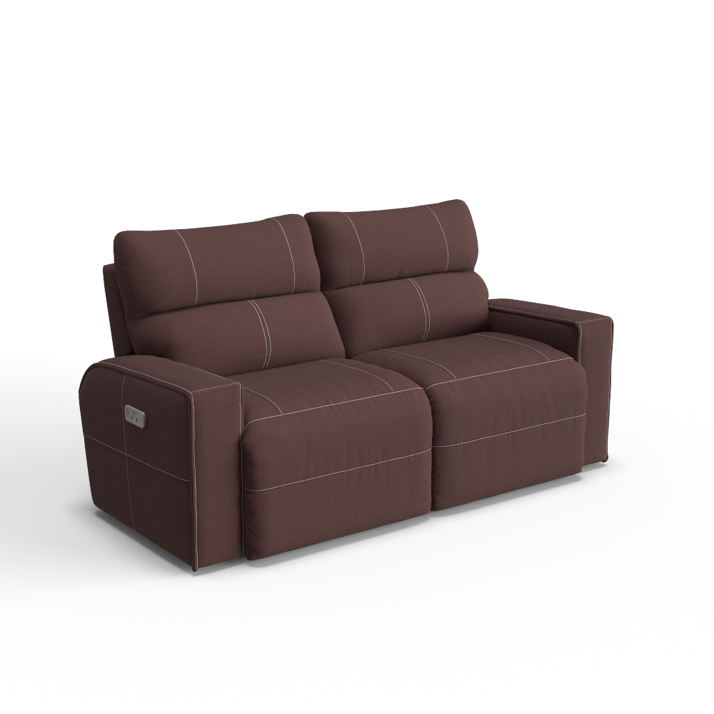 Maddox Power Reclining Sofa w/ Headrest & Lumbar